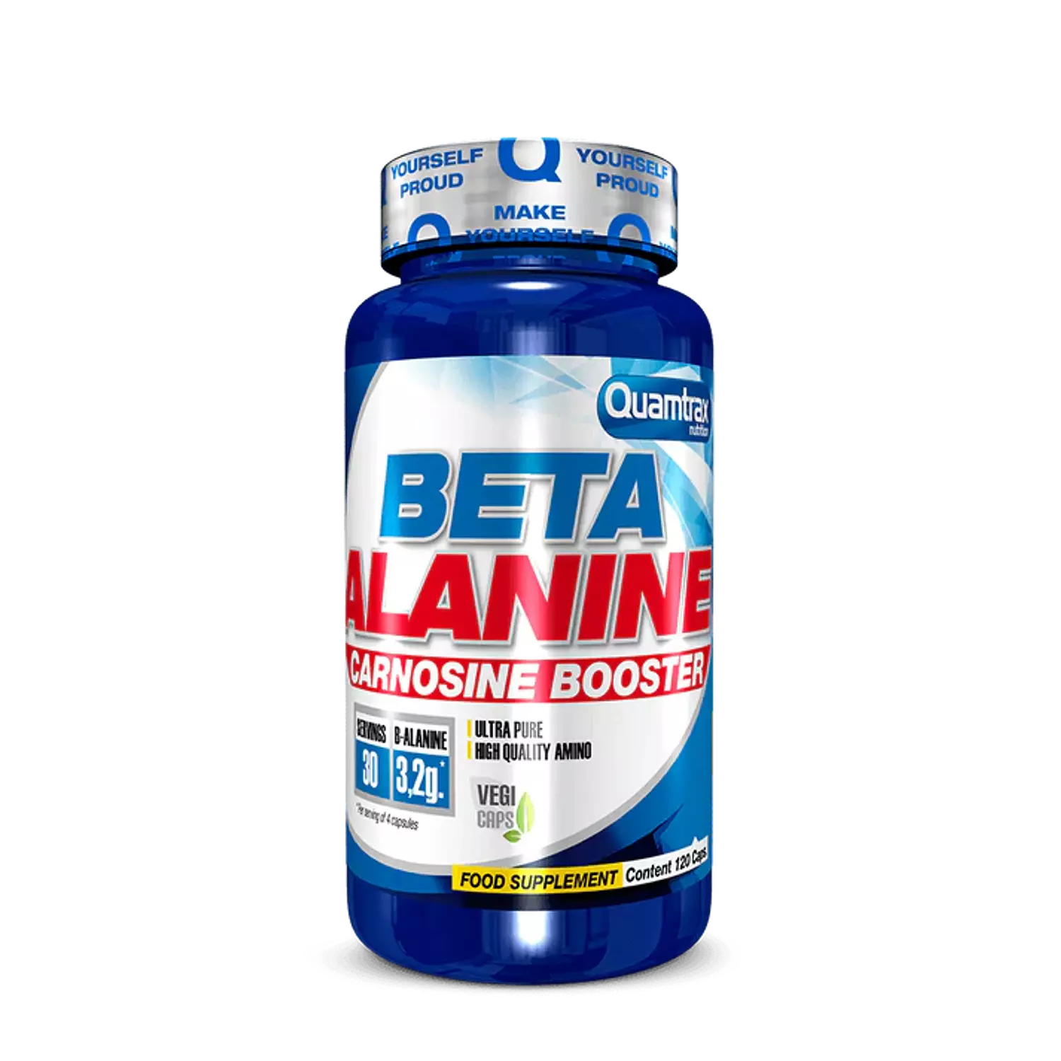 Quamtrax Nutrition Beta Alanine - 30serv - 120caps image
