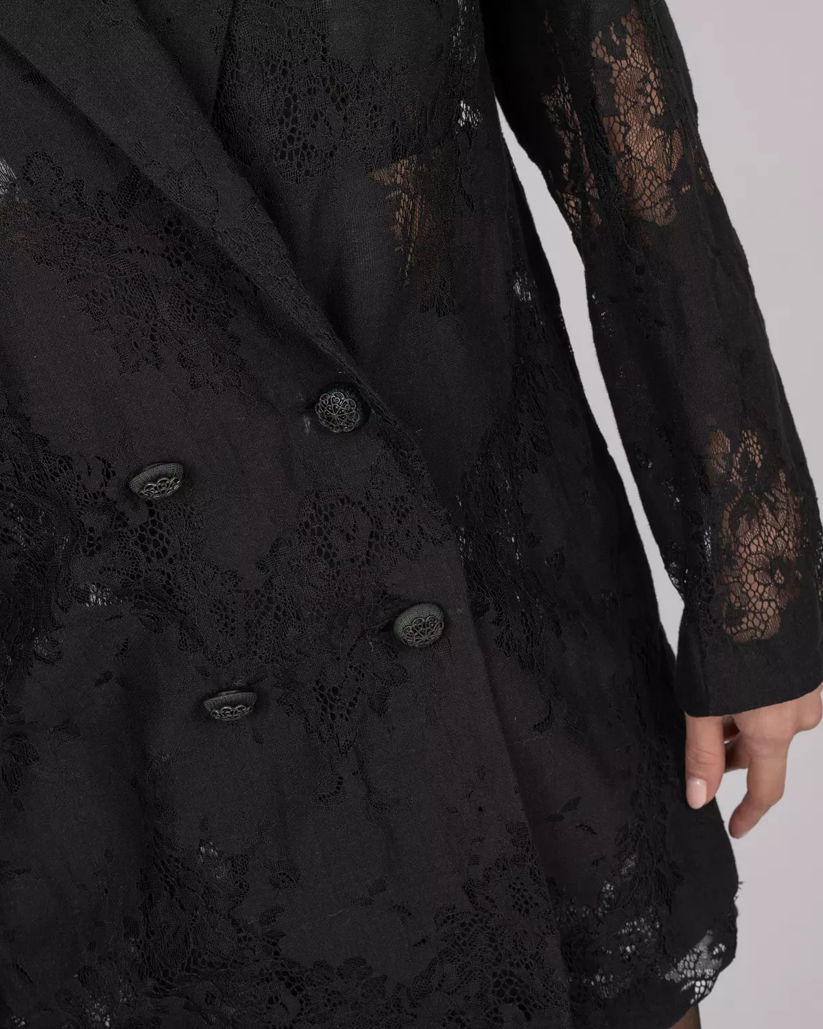 Black Lace Blazer 6