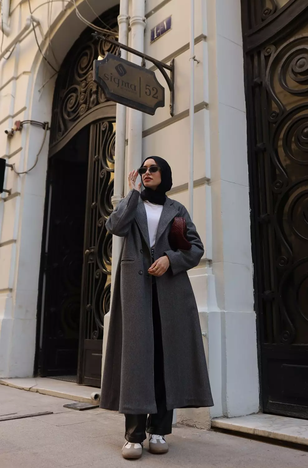 Dark Grey Blazer coat   hover image