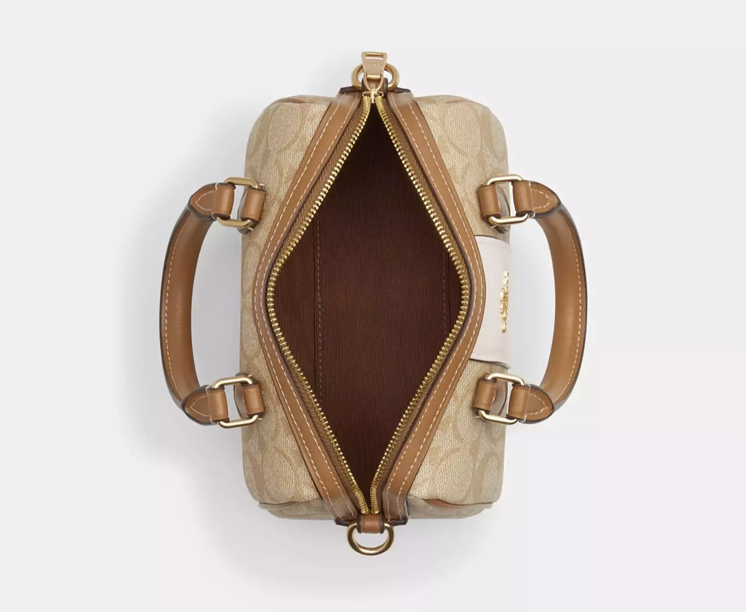 Mini Rowan Crossbody In Signature Canvas With Stripe 2
