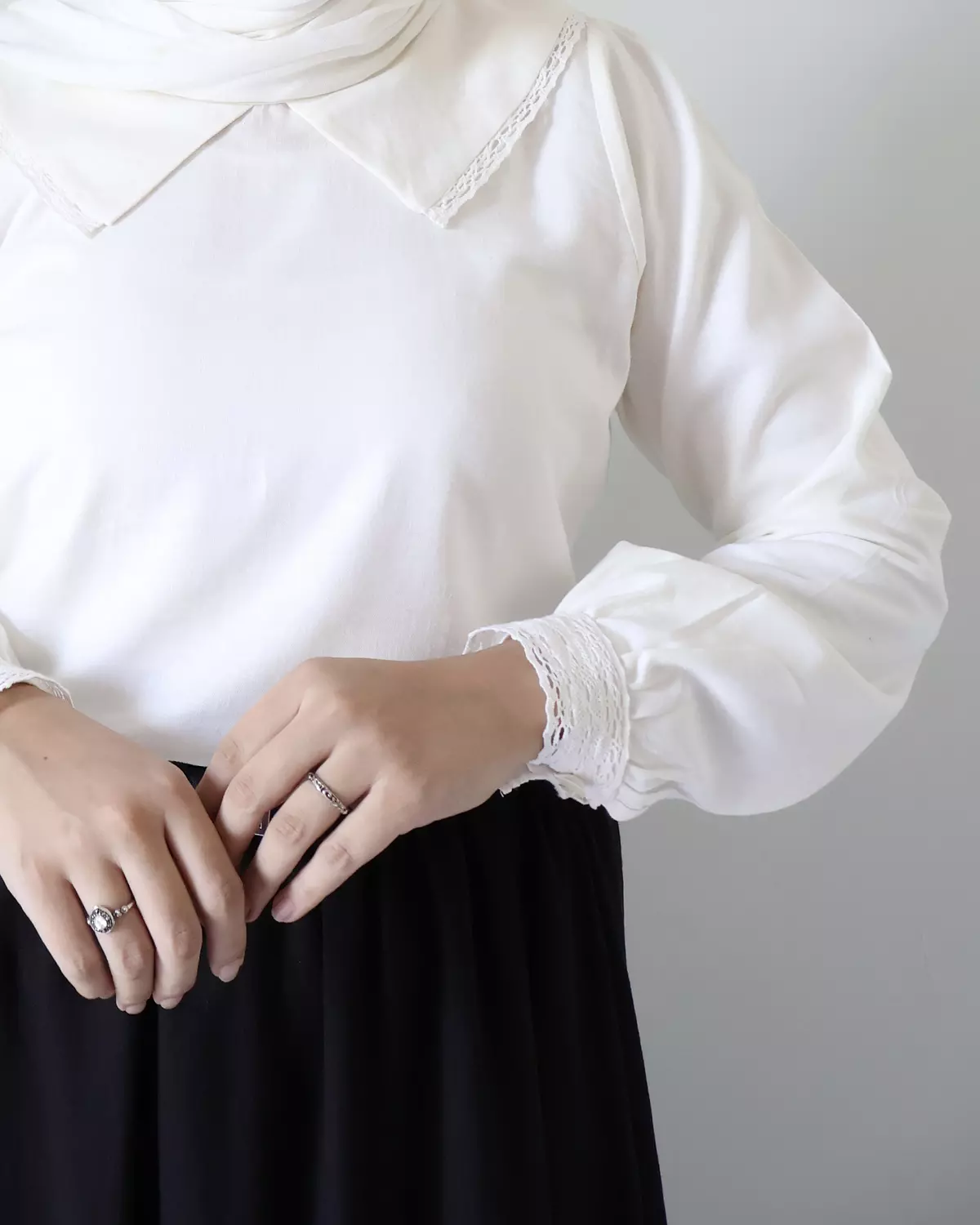  LINEN LONG BLOUSE image