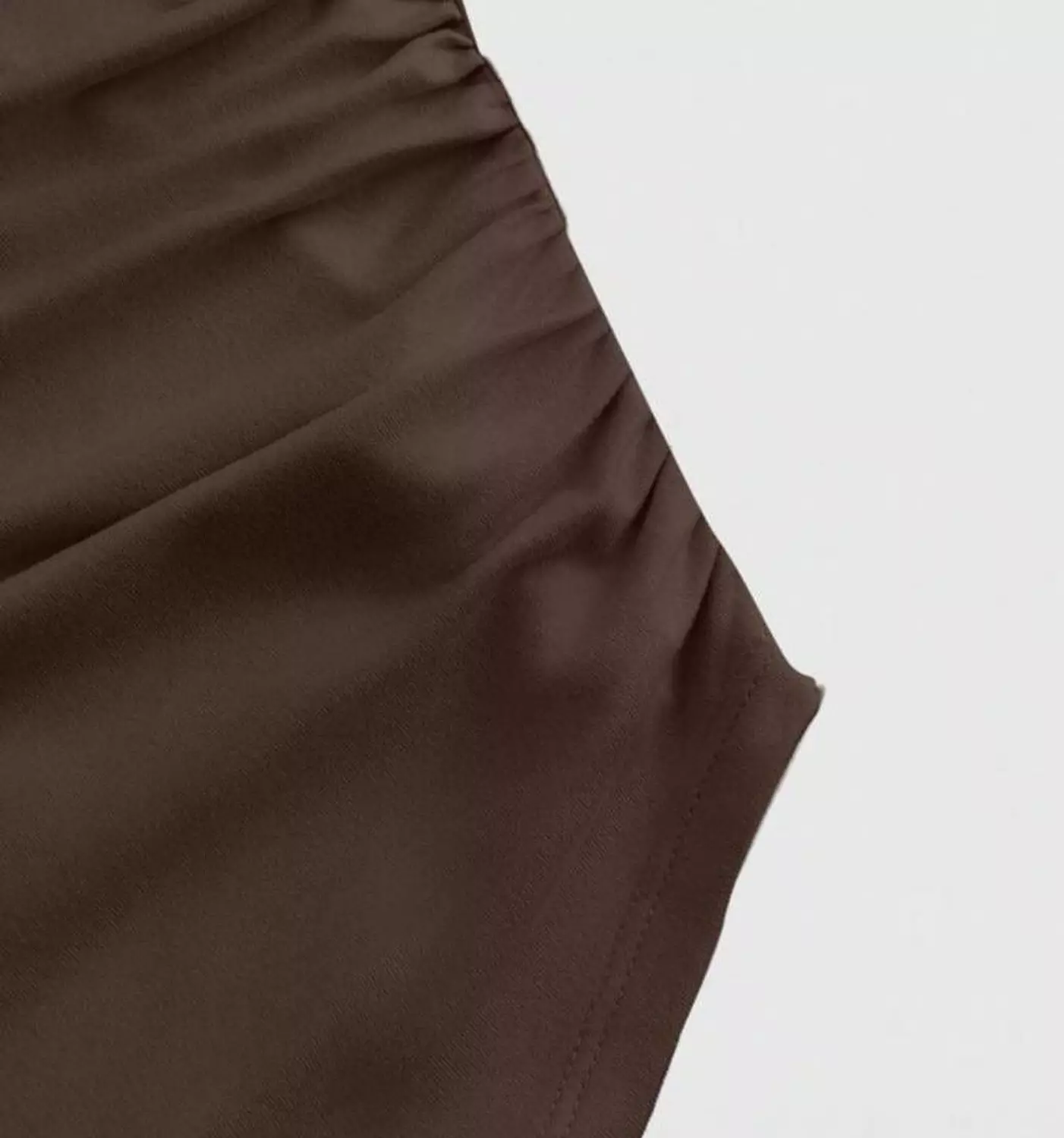 Double-Lined Lycra Top with Bell Sleeves & Side Ruching 3