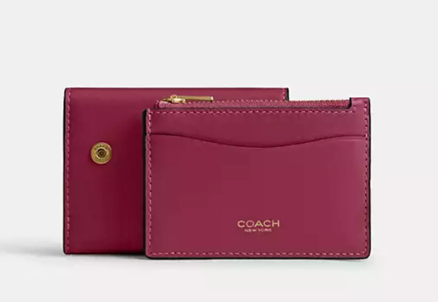 Essential Card Holder Wallet Black pink hover image