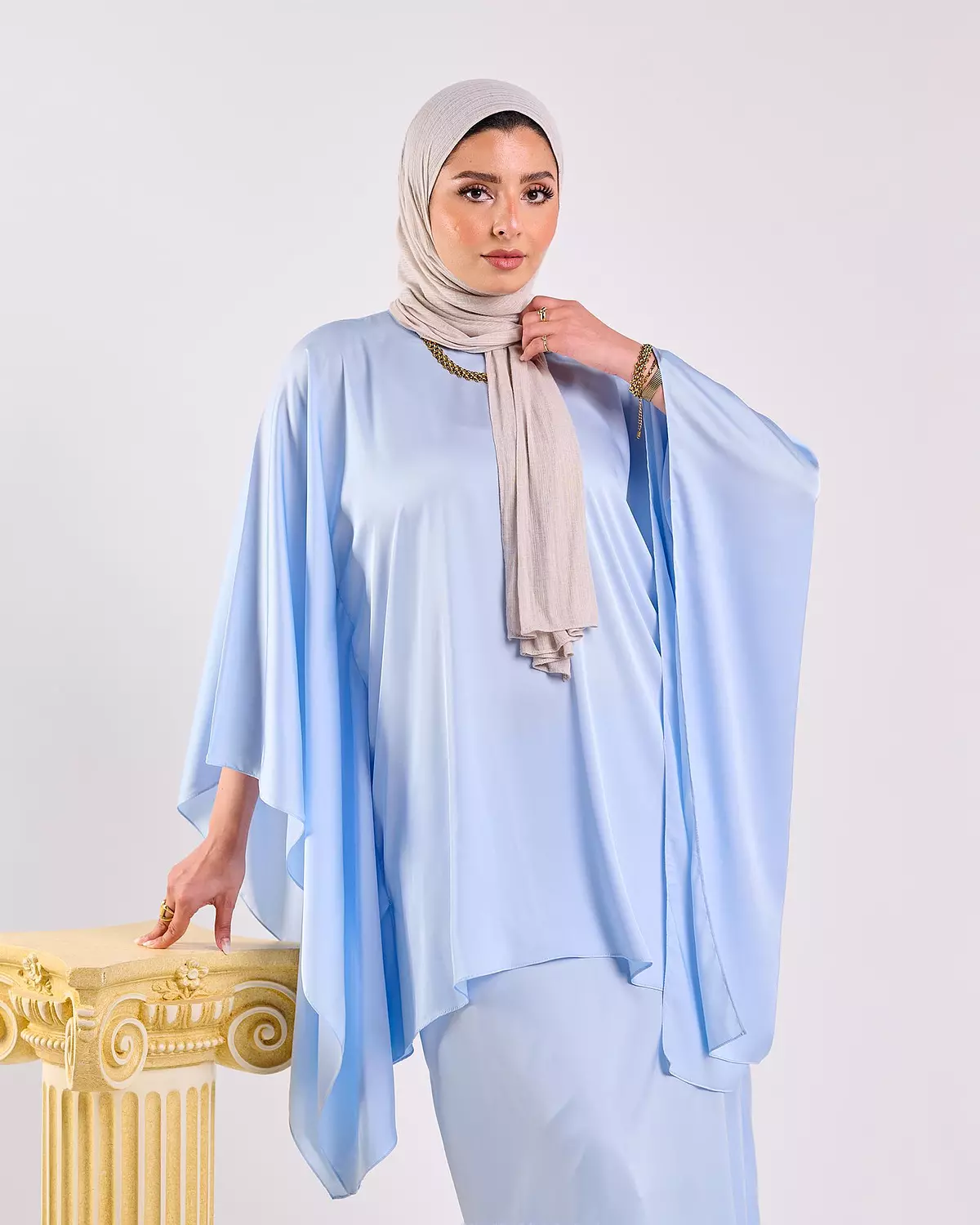 Soiree Suit in Baby Blue 2