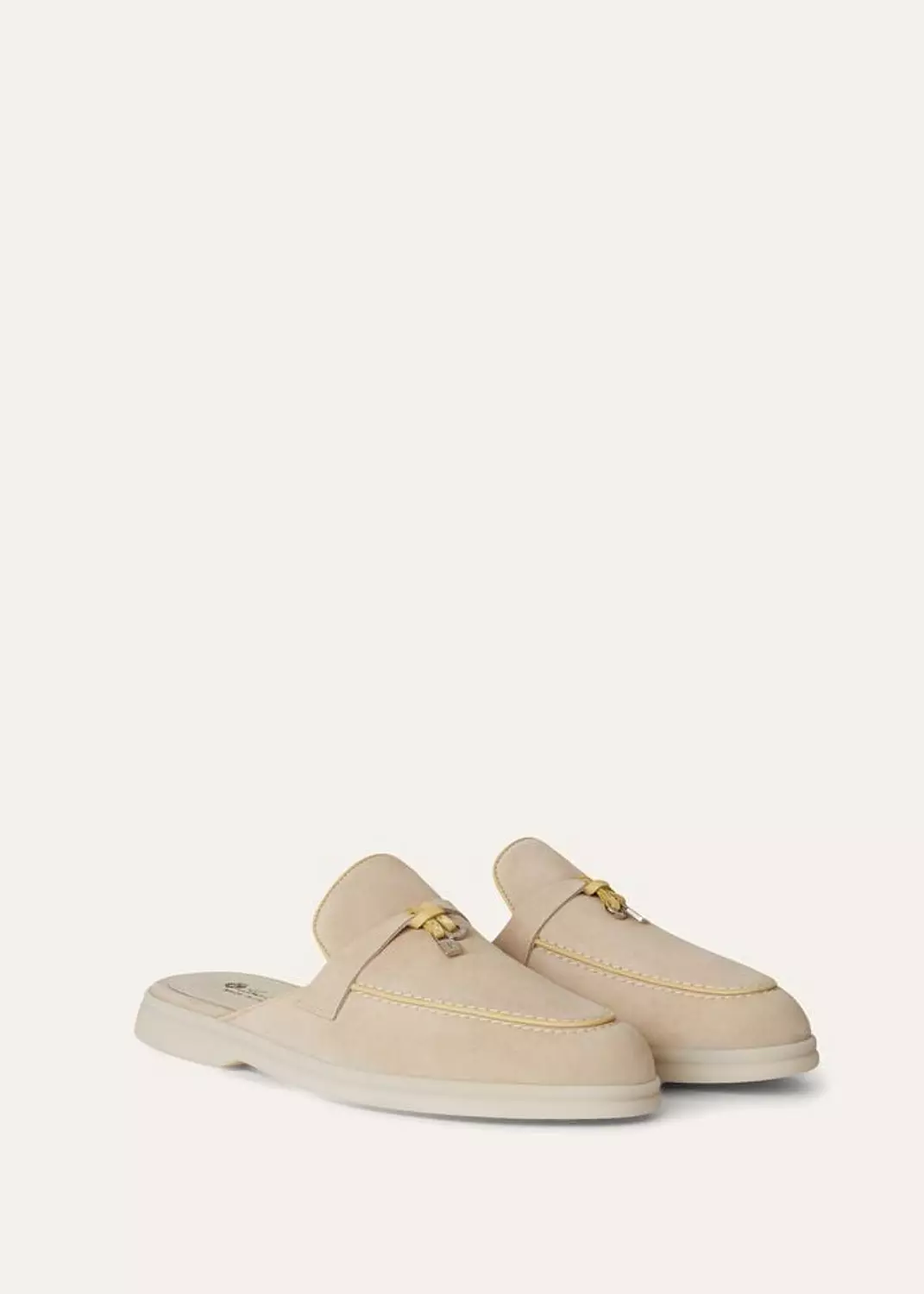 Babouche Charms Walk Loafer Suede Linen | Loro Piana 3
