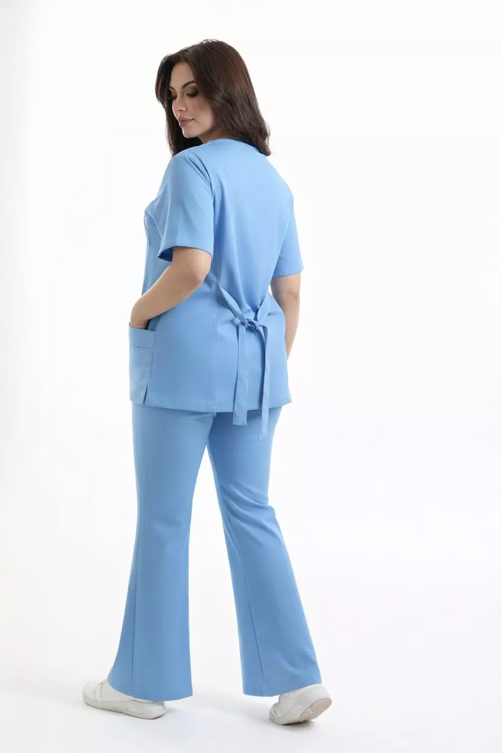 Sky Blue New Flexi Scrub 3