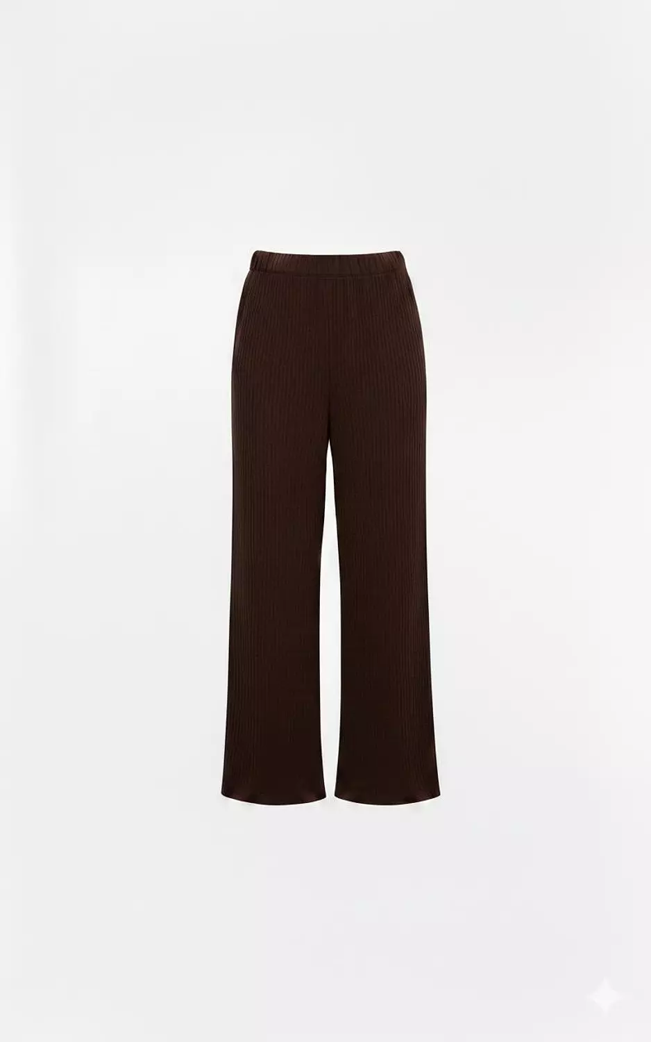 Ribbed Wide-Leg Pants image
