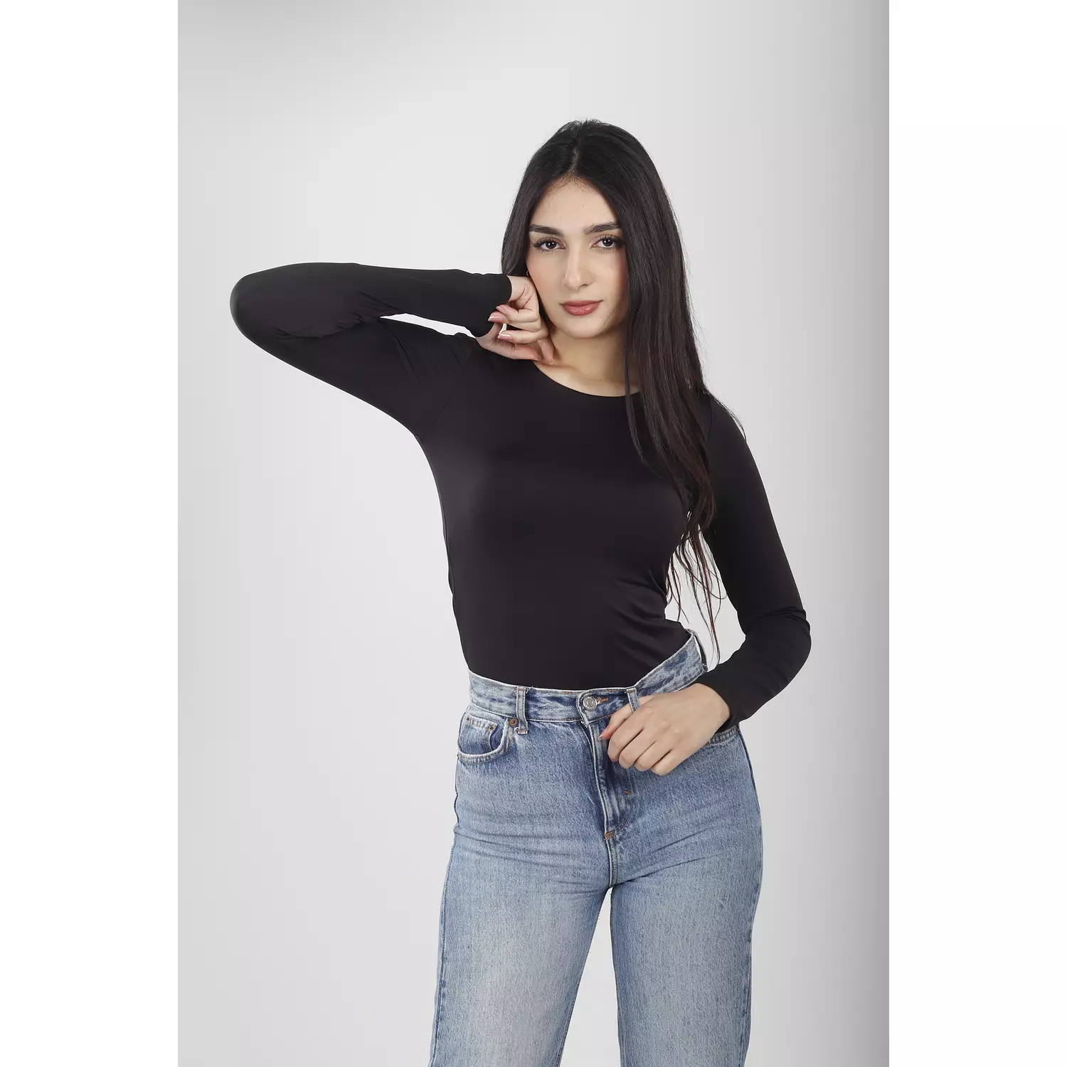 NEW-long sleeve top double layered (70% cotton+30% polyester) 5