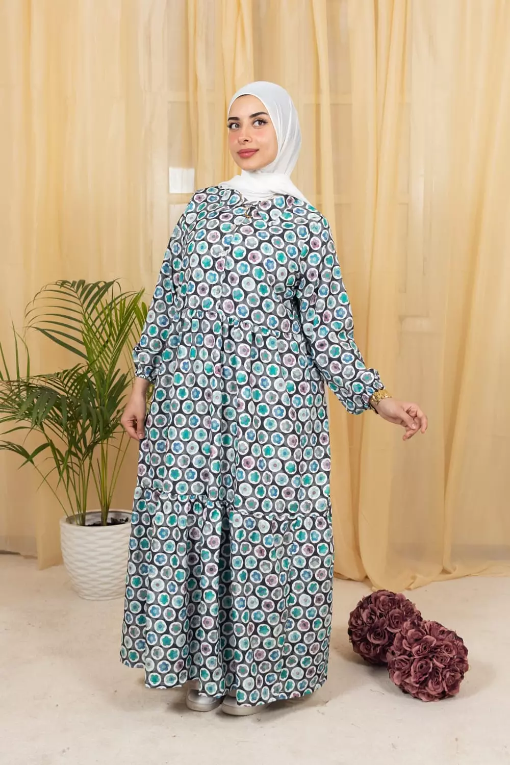 Linen viscos dress 2 1