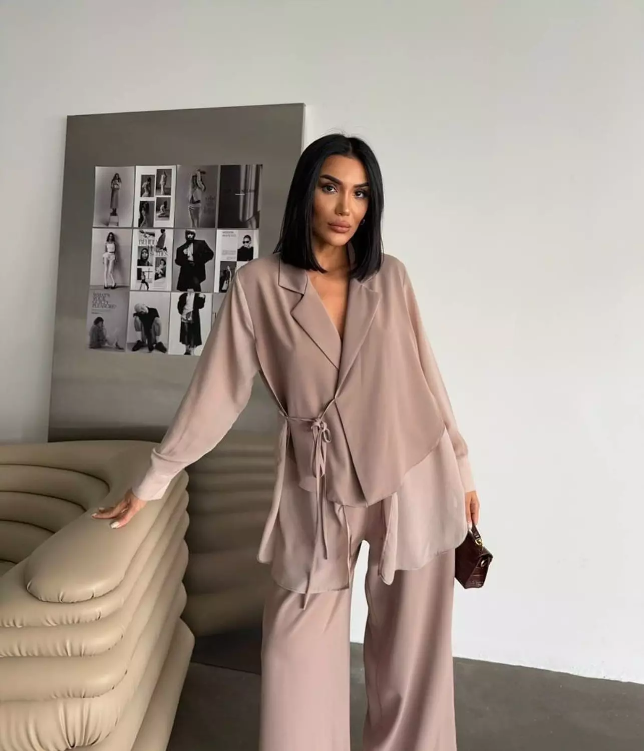 Set Chiffon Back & Sleeves  image