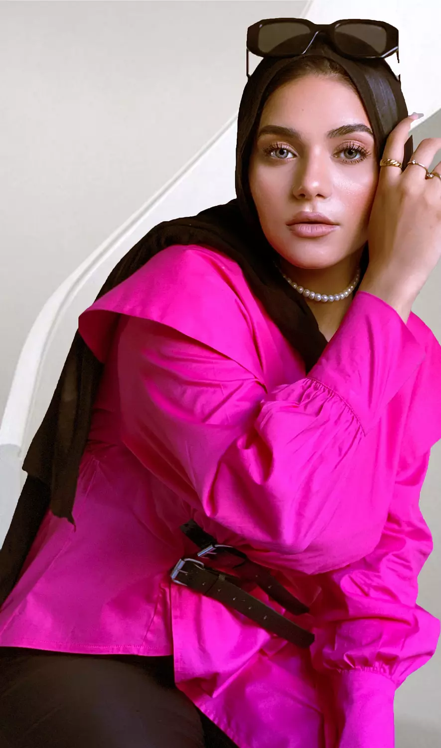 Dark Pink Blouse  2