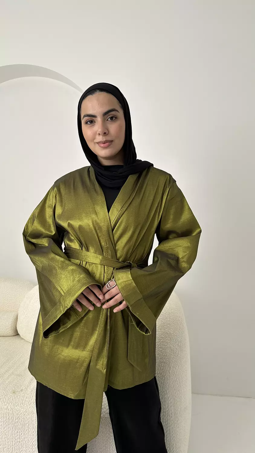Mirelle Cardigan In Lime 4