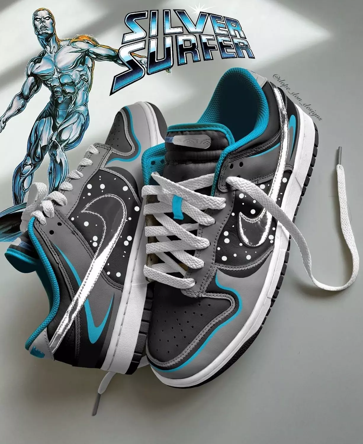 SD Dunk Low Silver Surfer Nike image