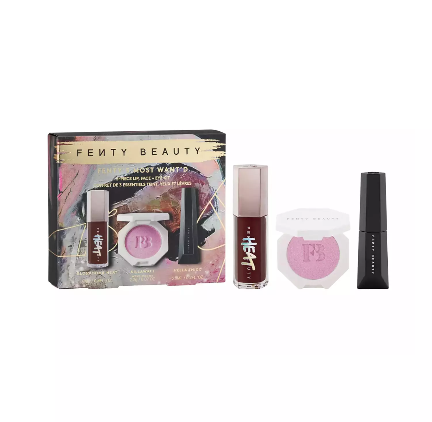 Fenty'S Most Want'D: 3-Piece Lip, Face + Eye Kit image