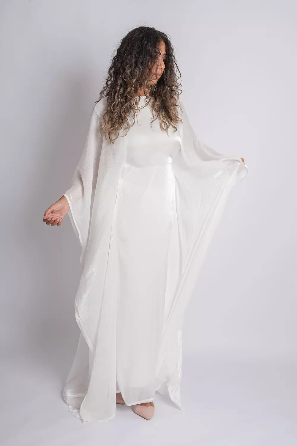 White Butterfly Abaya 6