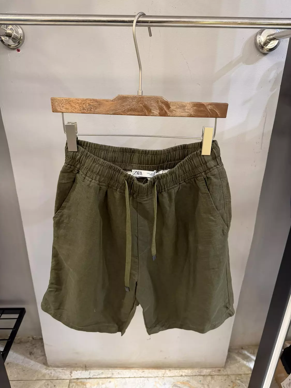 zara linen short \ 2379 image
