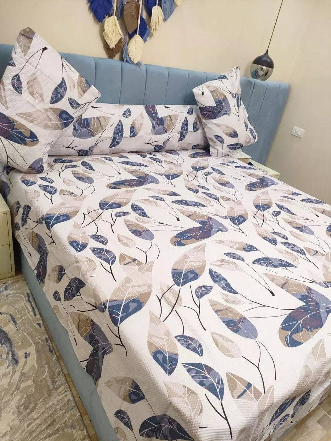 طقم ملايه كبير بيكا فرع كحلي image