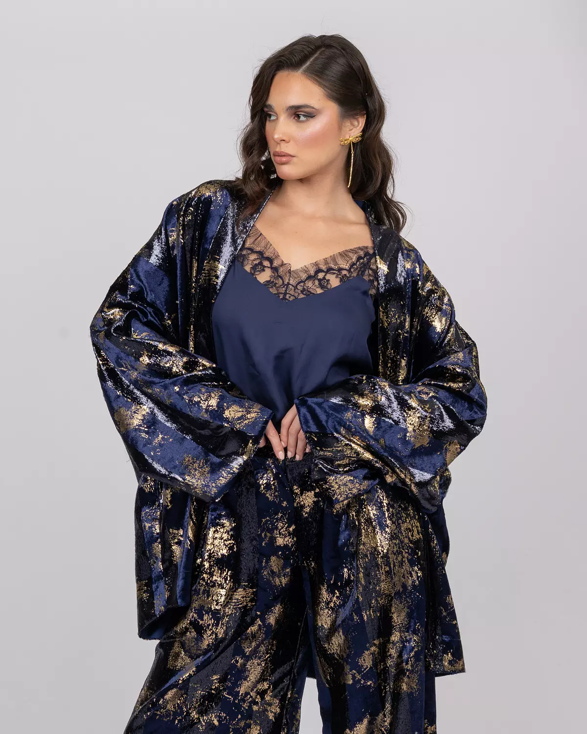 Silk Velvet Kimono 2