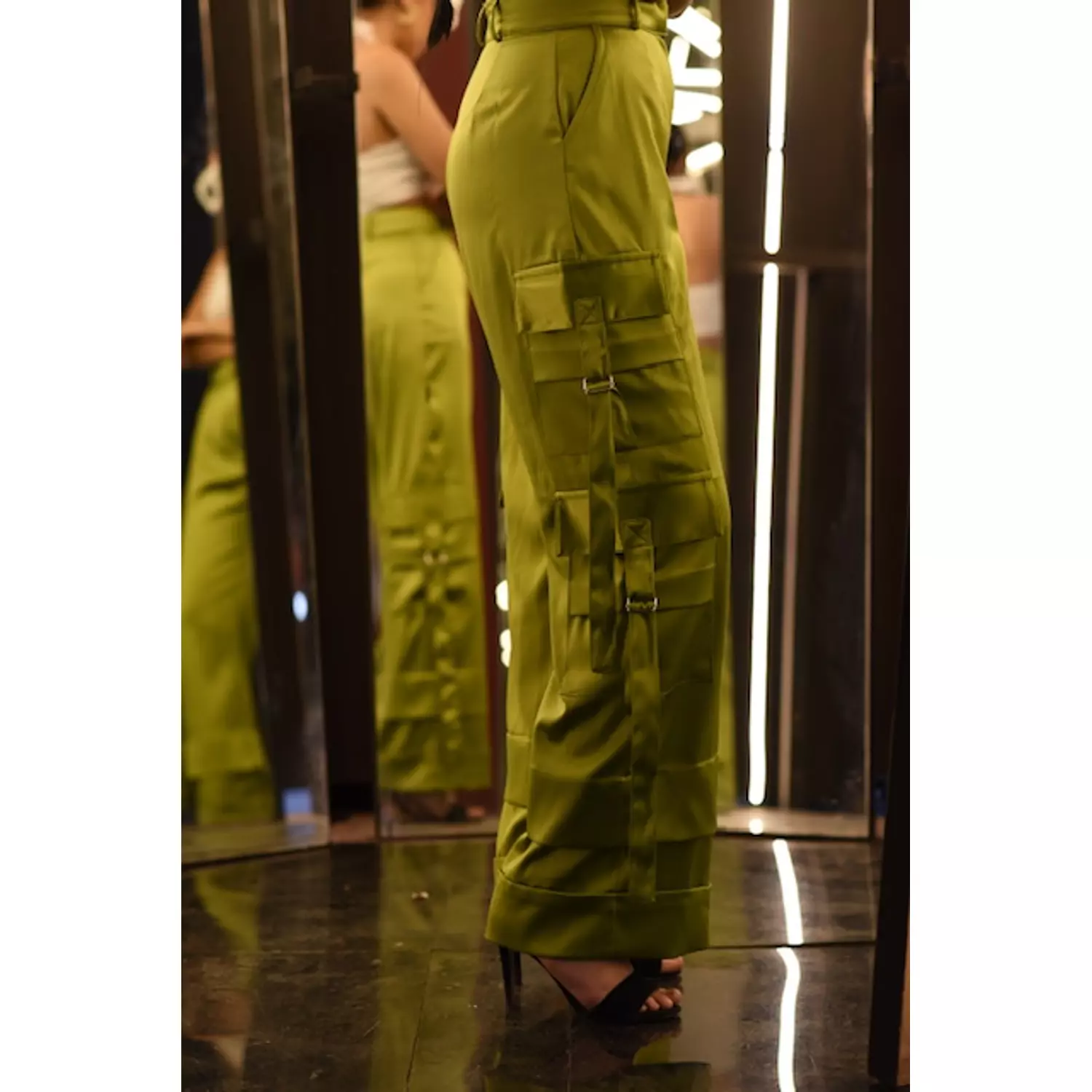 Cargo wide leg pants 3