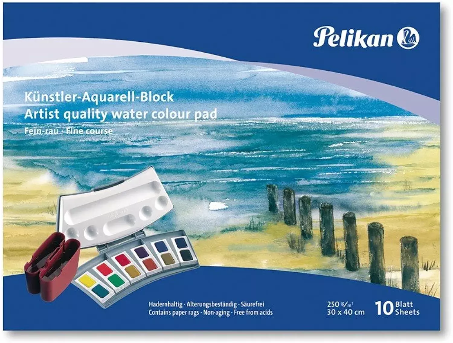  Pelikan Artist Quality Watercolor Pad اسكتش اكواريل 250 جرام  image