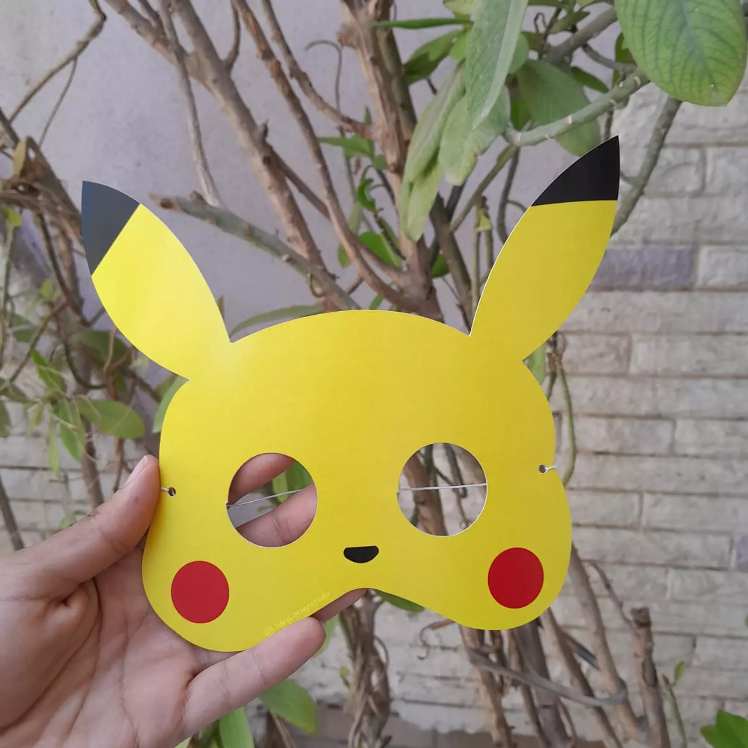 Pikachu Pokemon Hat-Crown-Mask 2