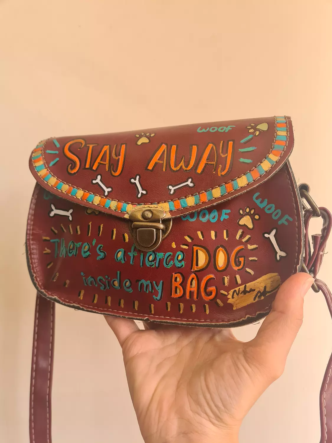 Woof woof mini bag  image