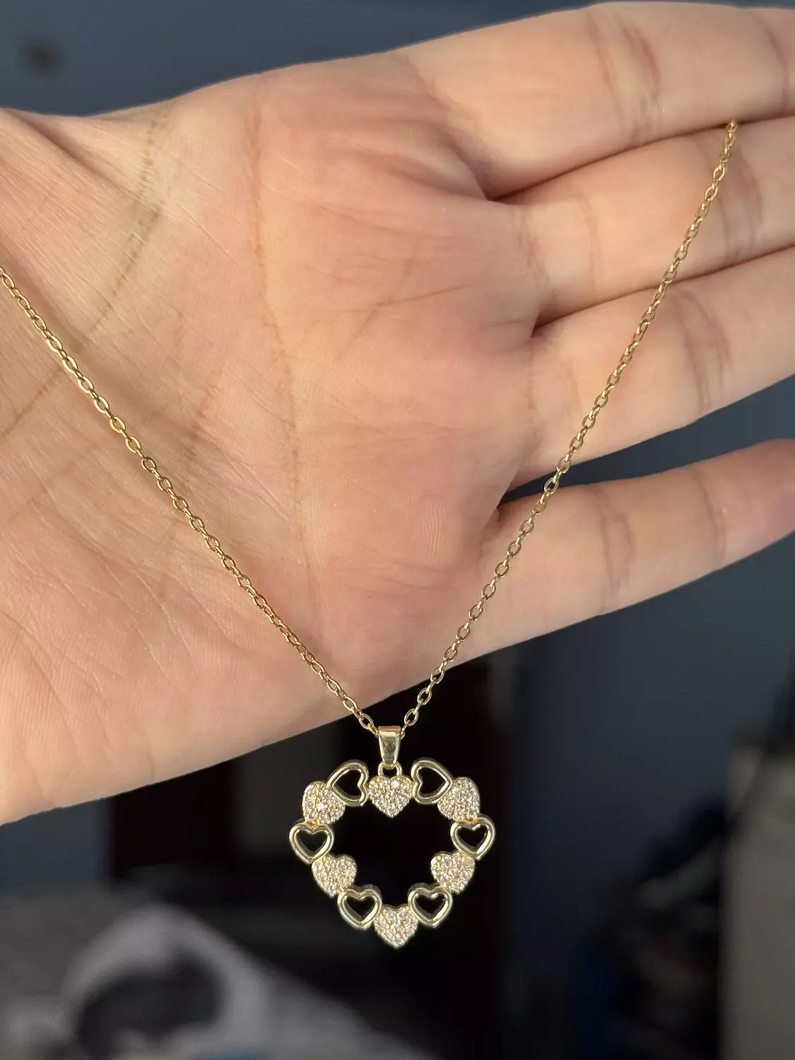 Stainless Steel Gold Necklace ( Stock ) 2