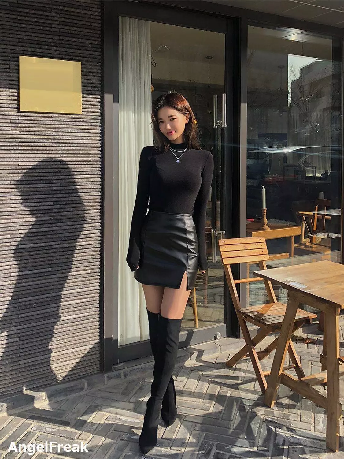 Christmas leather skirt 🎀 2