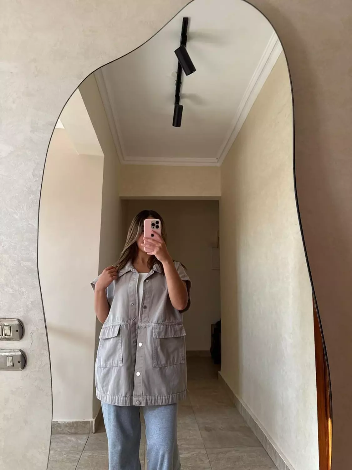 Long Gabardine Vest 18