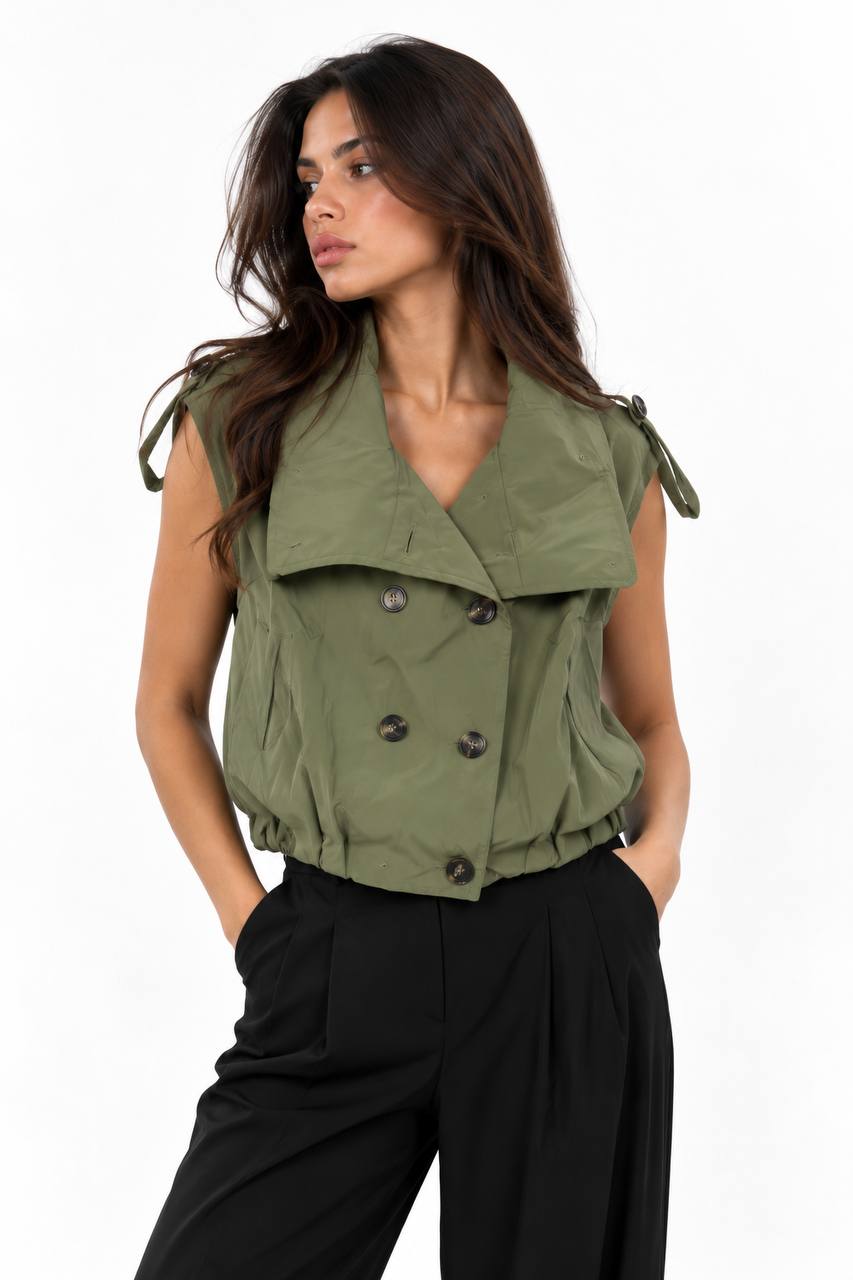 <p style="text-align: start">gabardine vest</p>