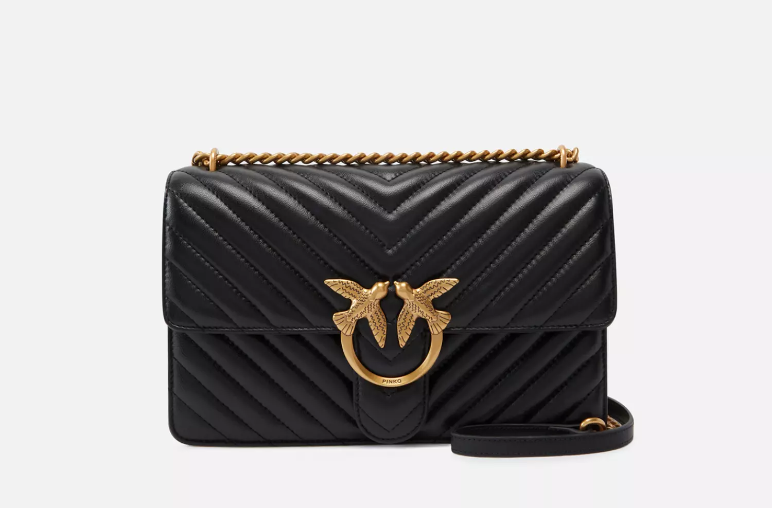 Pinko puff classic one love chervon image