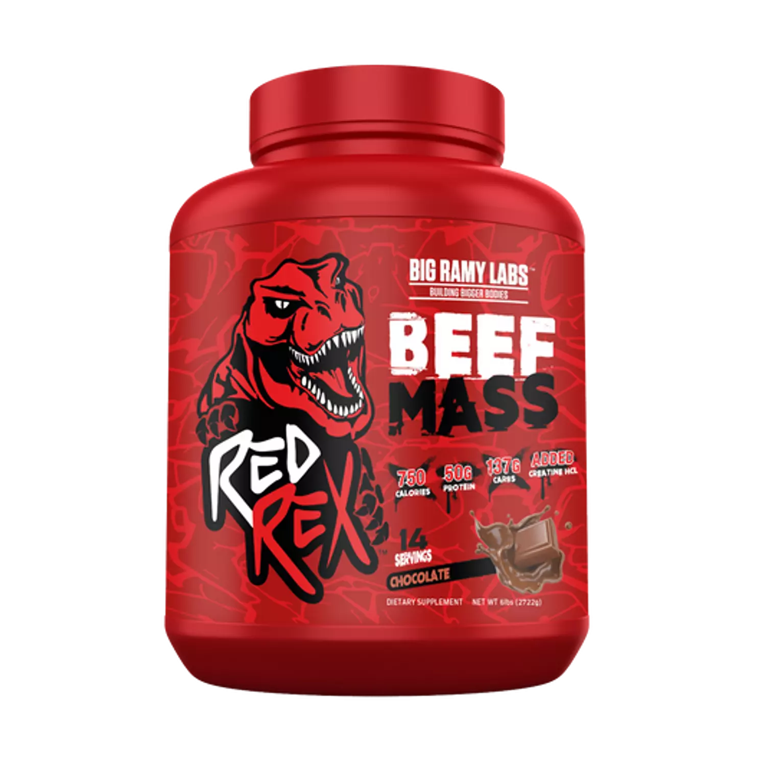 Red Rex Beef Mass Gainer - 14serv - 2722g image