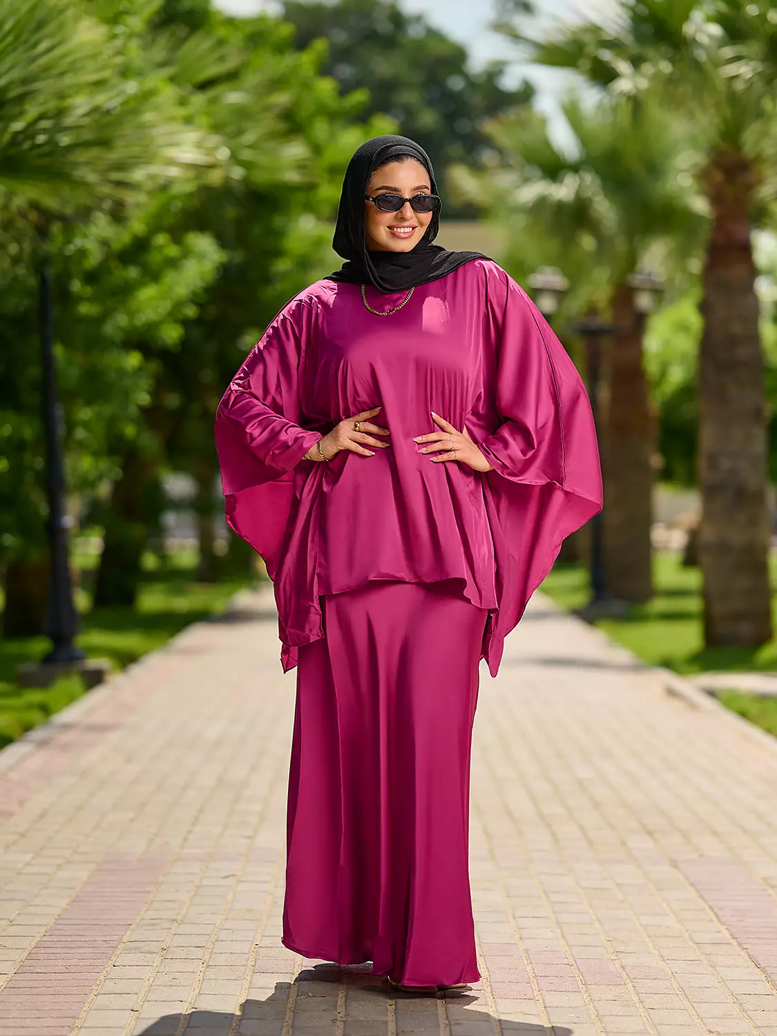 Soiree Suit in Hot pink 9