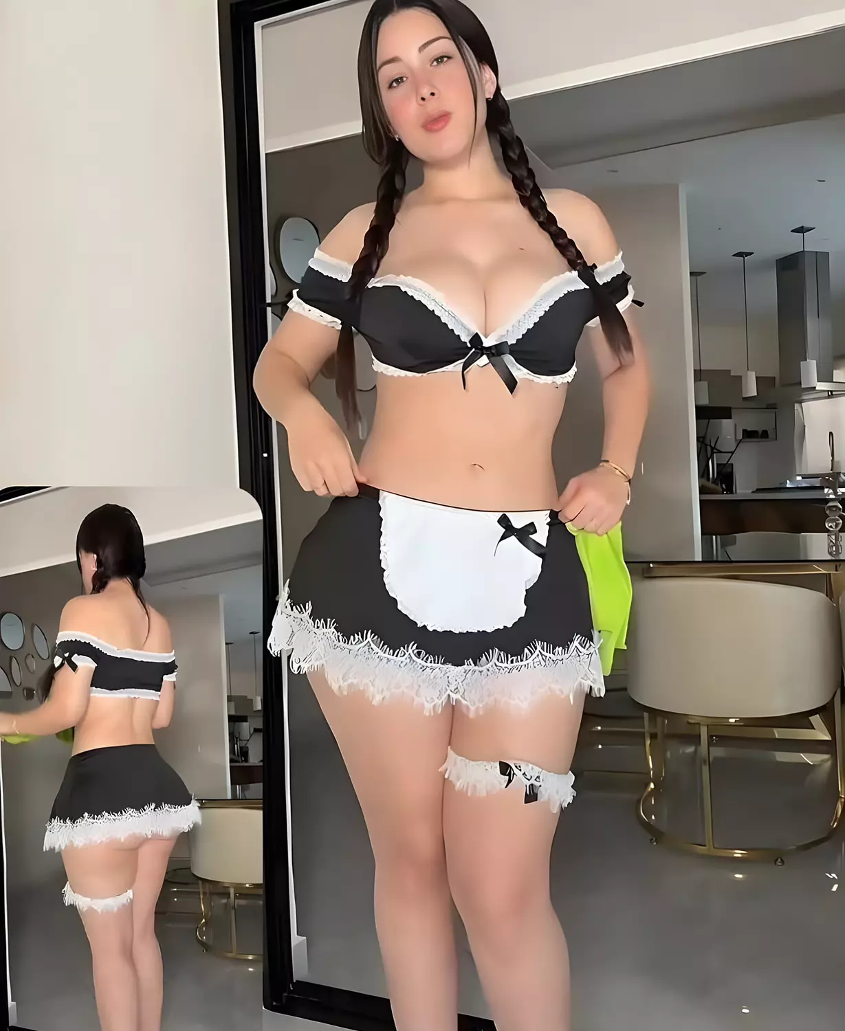French Maid Lingerie Costume Set image