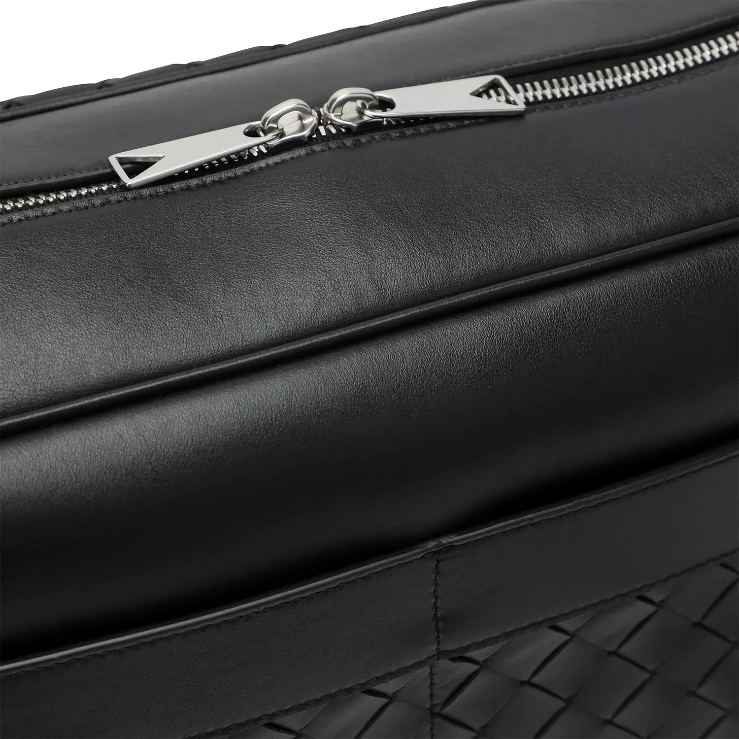 black Bottega Veneta Large Bag, crafted from leather 4