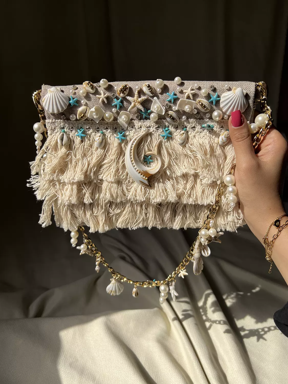 summer bag with shells 2