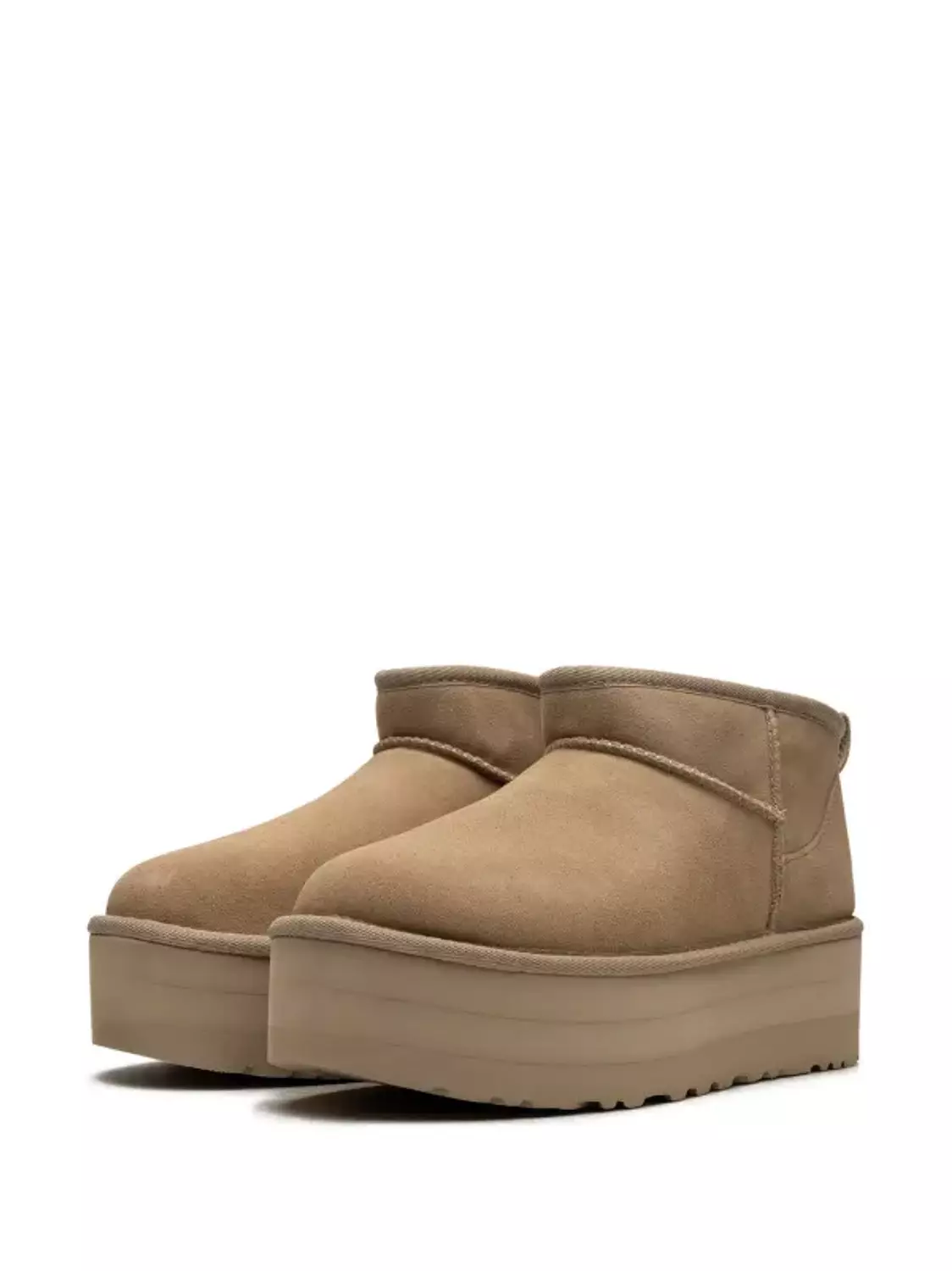 UGG Classic Ultra Mini Platform 50mm "Mustard Seed" boots 1