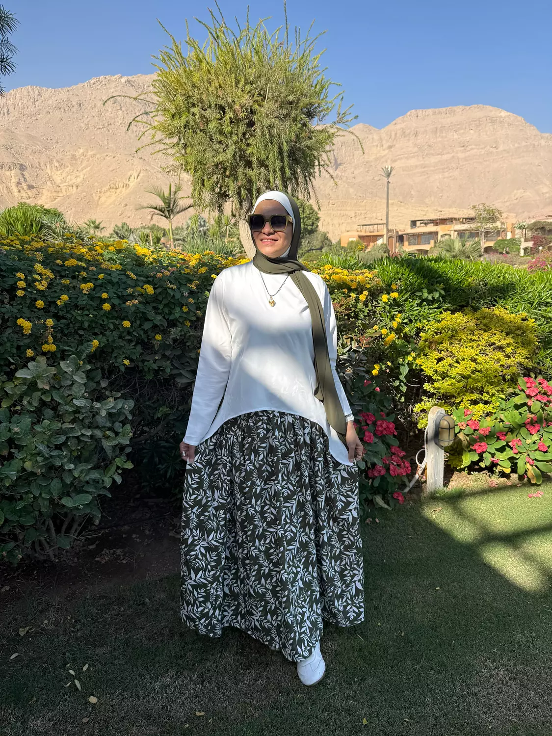 Olive skirt  hover image