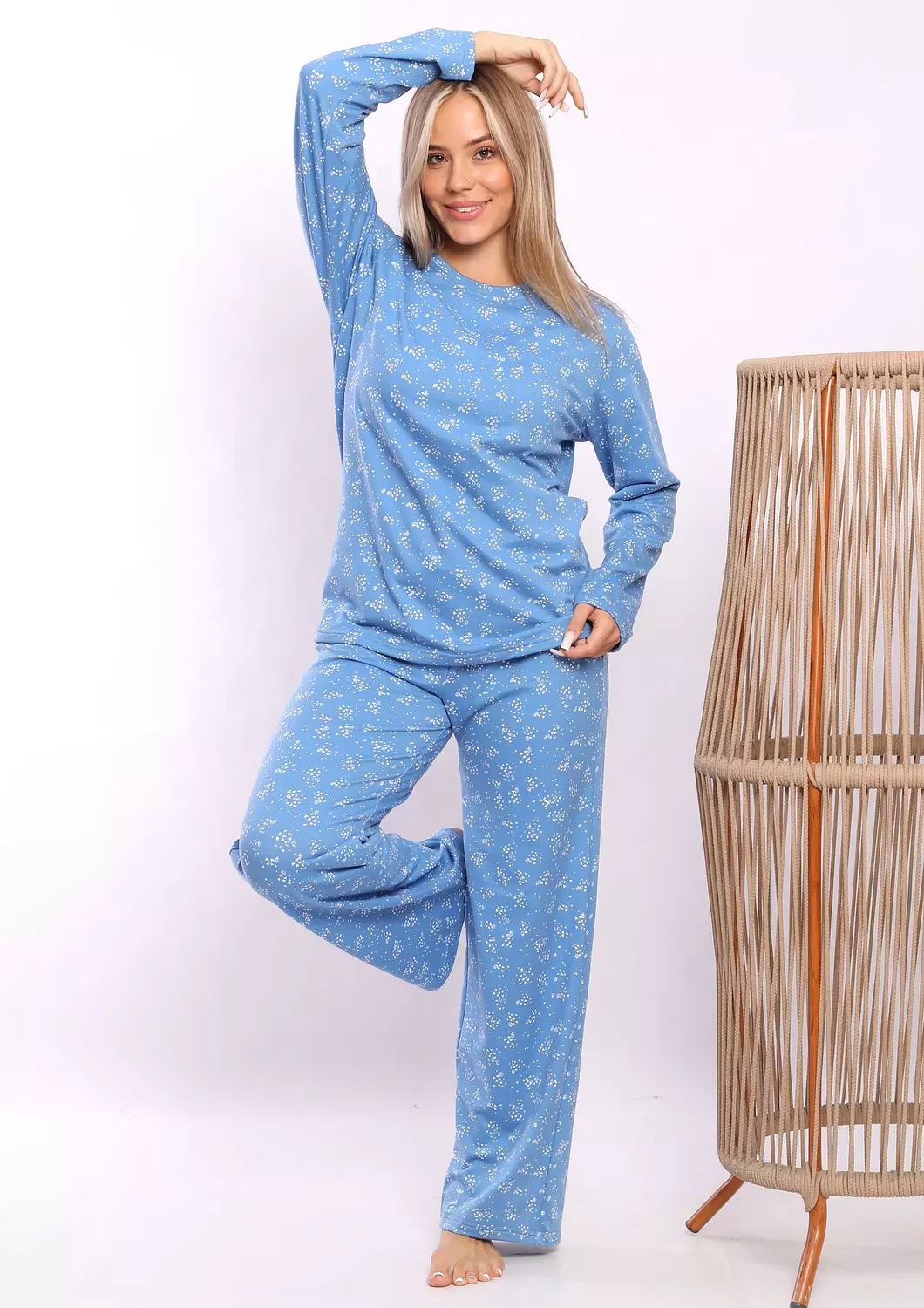 C310 Snowflakes pajama set  4