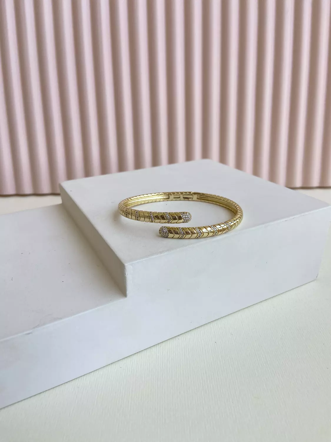 ‘The snake ’ gold platted bangles 2