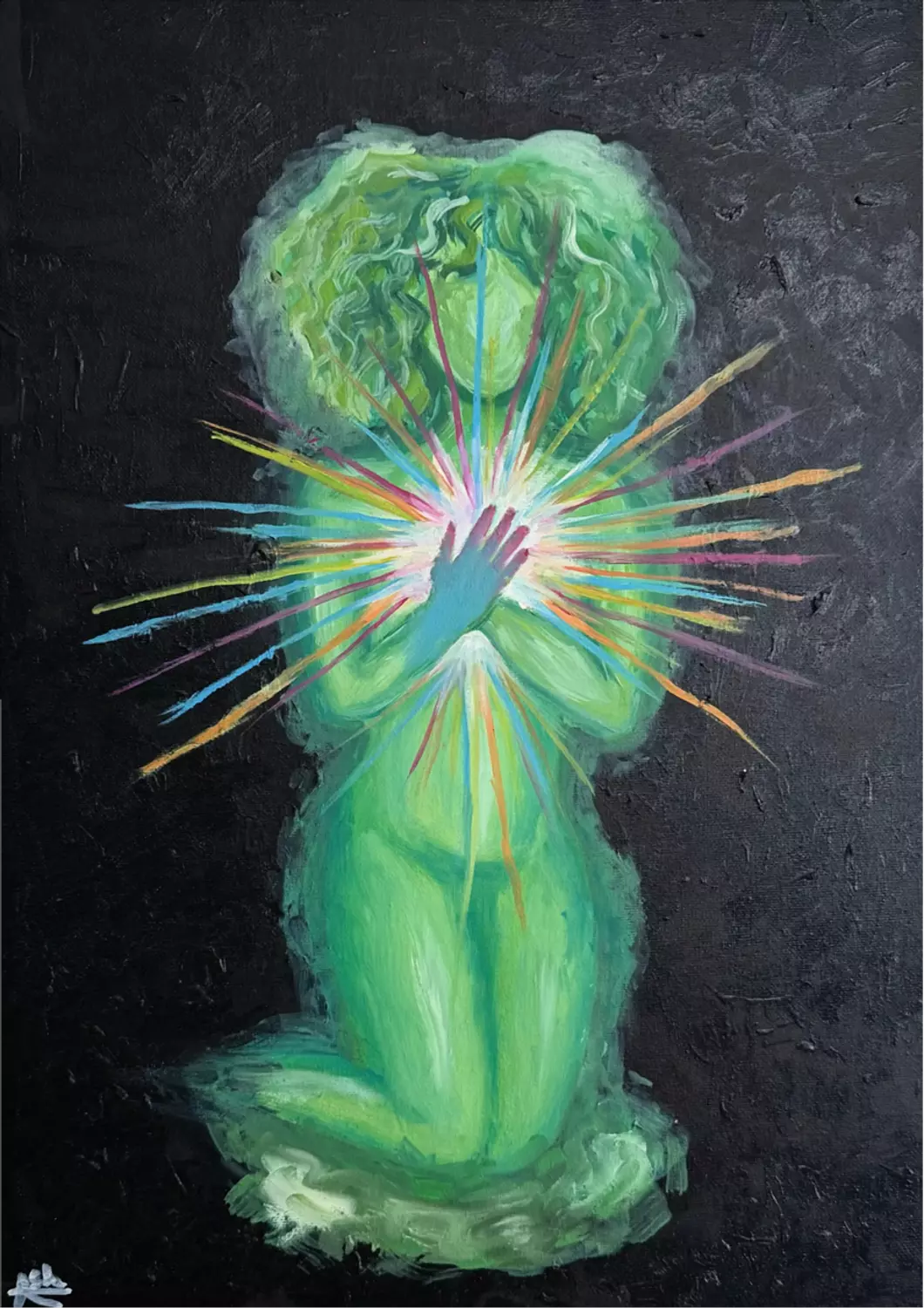 The green shakrah image
