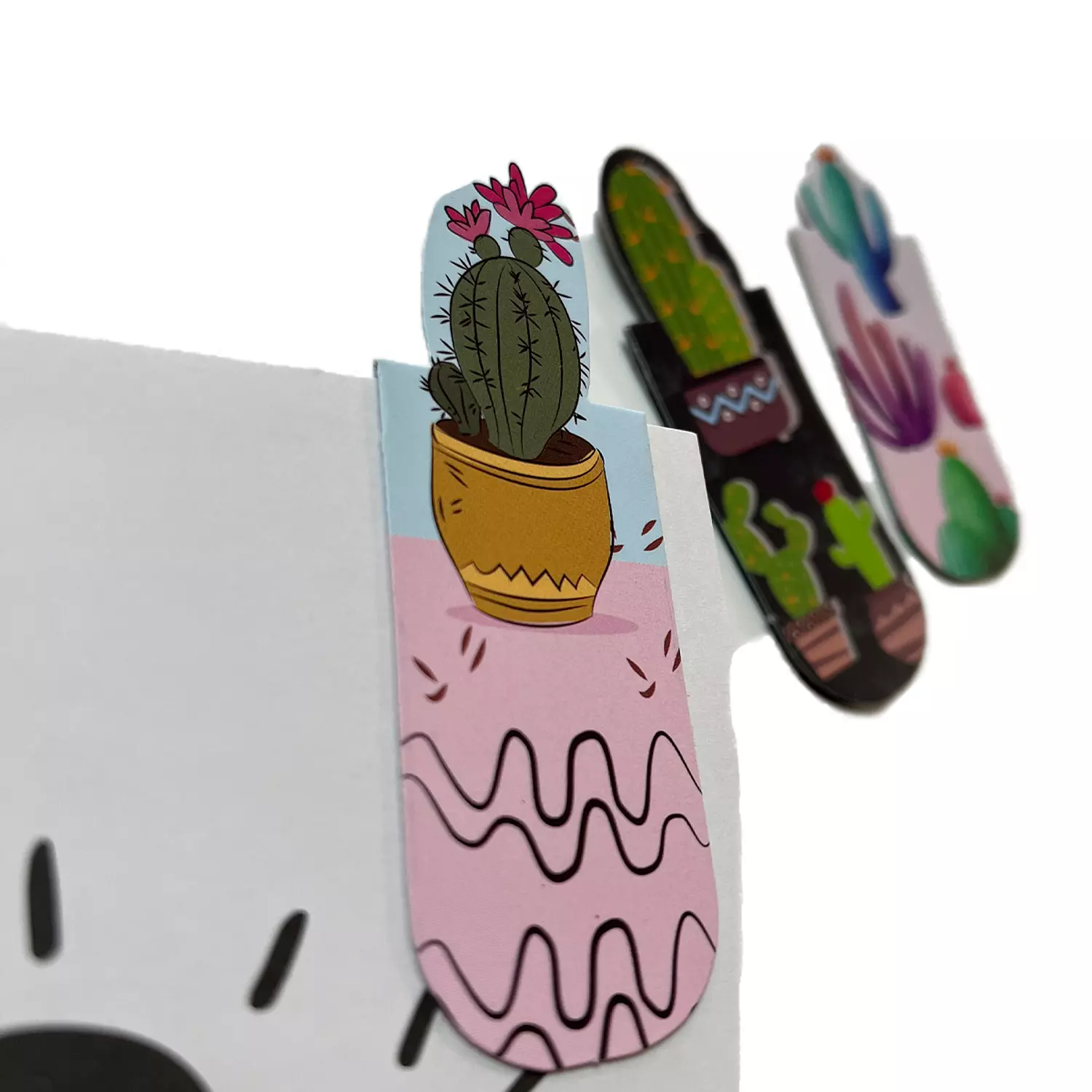 Memo  Magnetic Bookmarks "Cactus" (3 pcs) 6