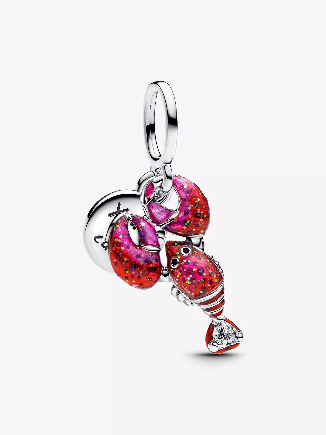 Lobster Dangle Charm Sterling silver image