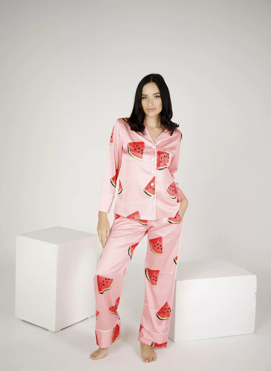 Water Melon Long Sleeve & Pants Set image