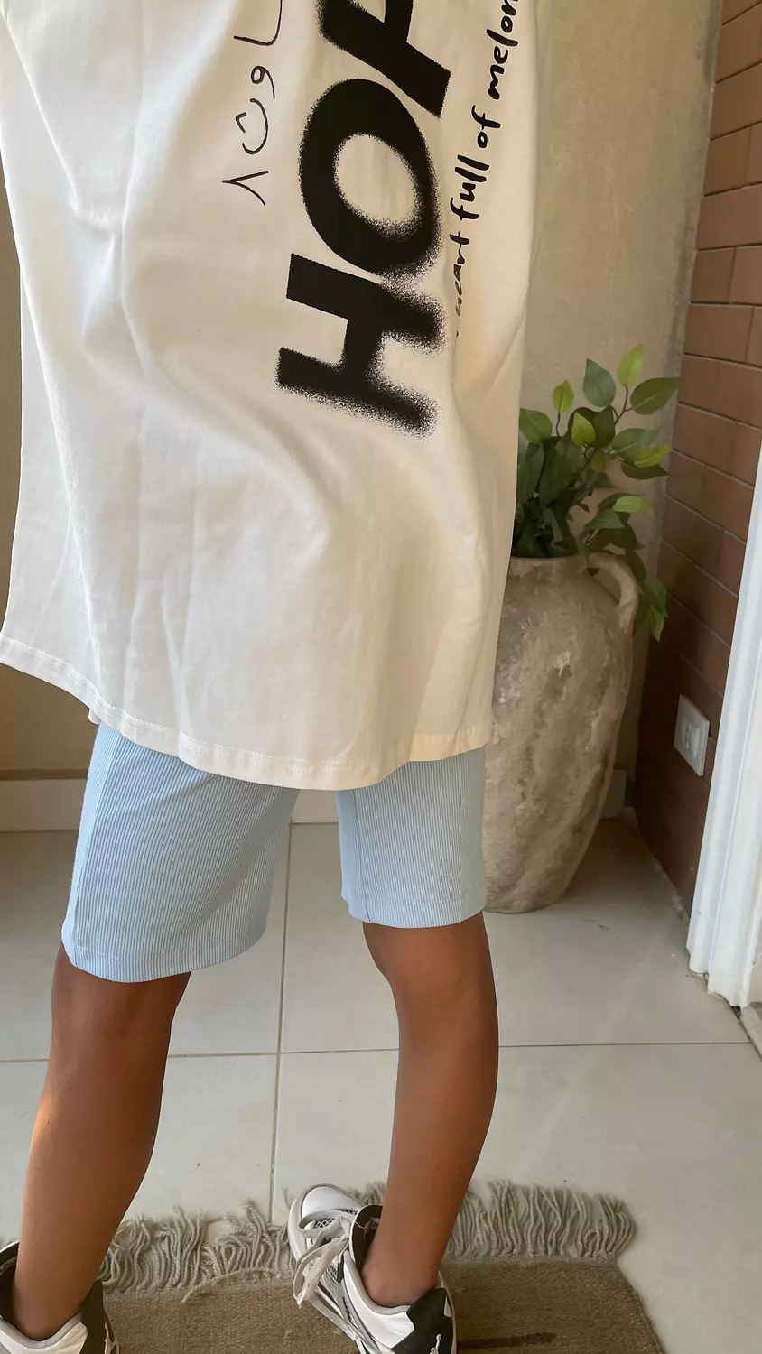 SOUTH Unisex HOPE Off-White cotton T-shirt 2