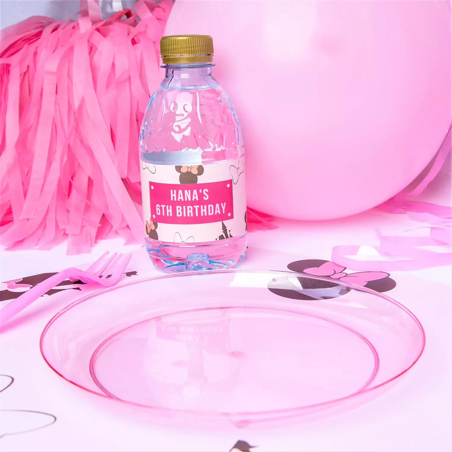 Pink Plastic Plates 1