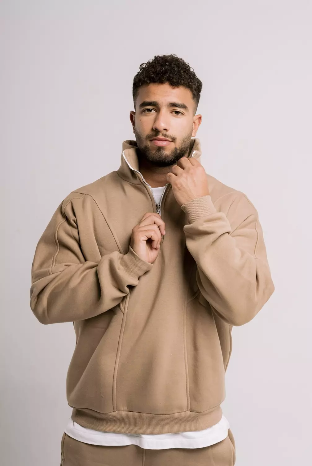 UNISEX Quarter Zip Sweater  6