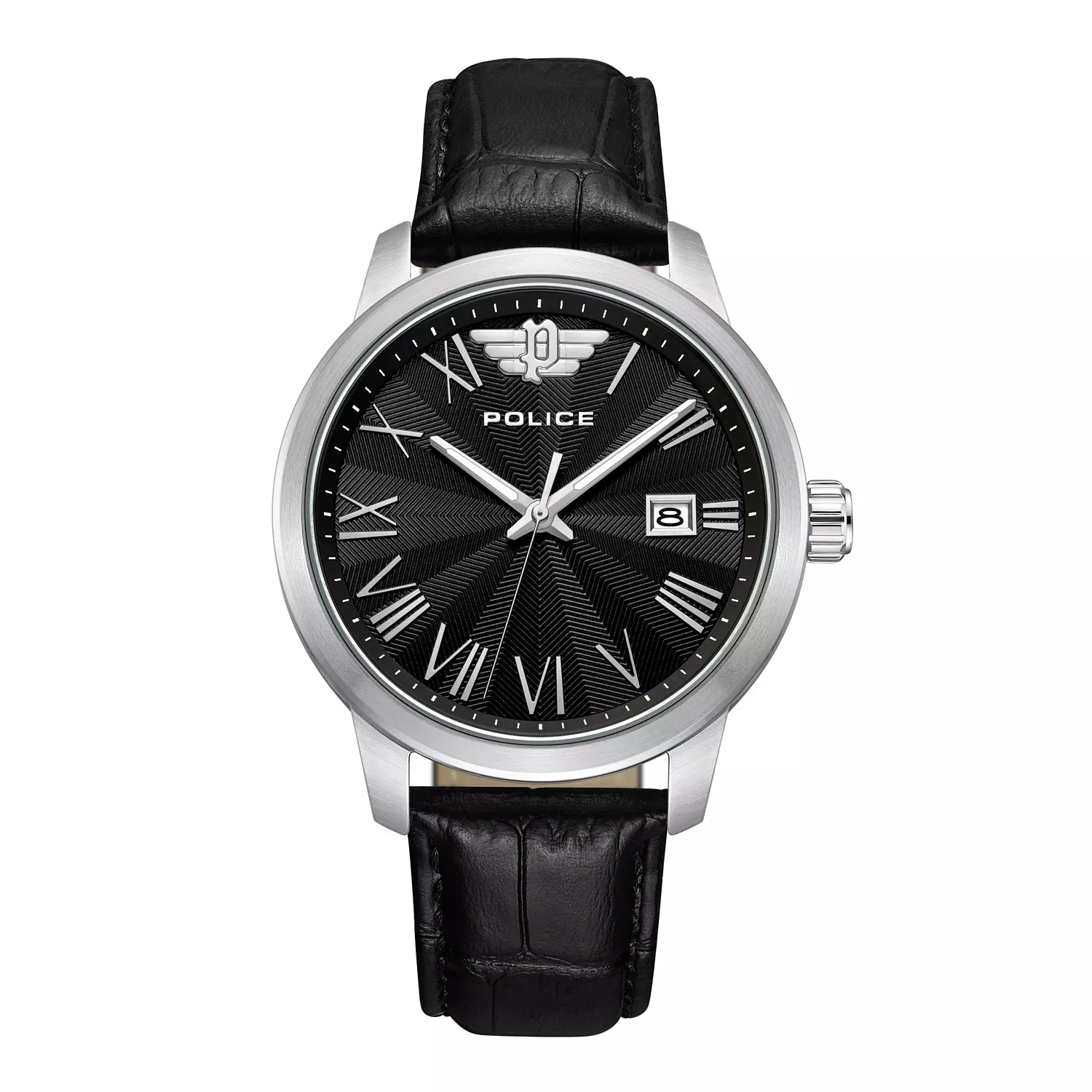 Police  Raho Gents Analog Watch with Leather Strap 41mm PEWJB0021302 image