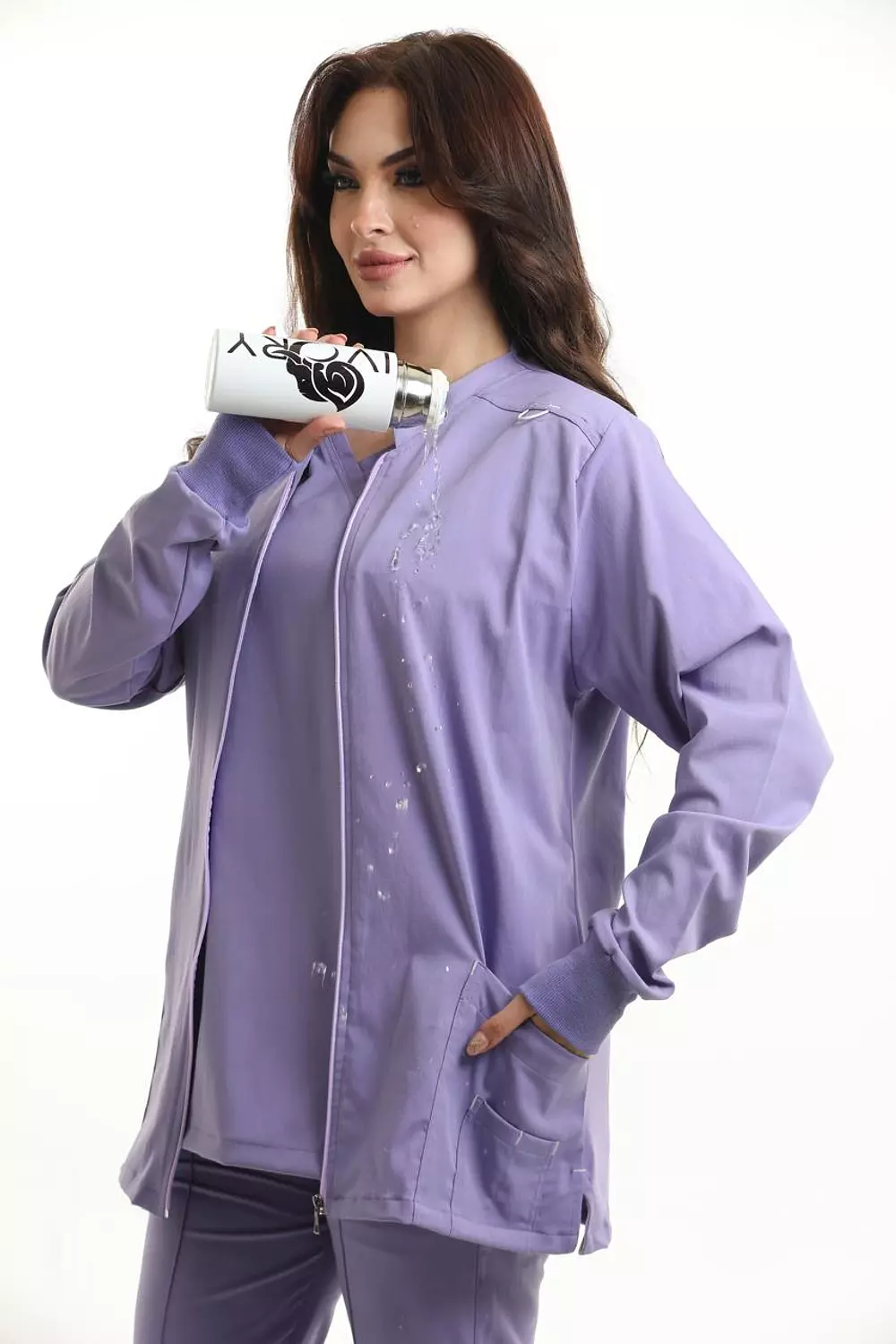 Violet New Flexi Lab Coat 1