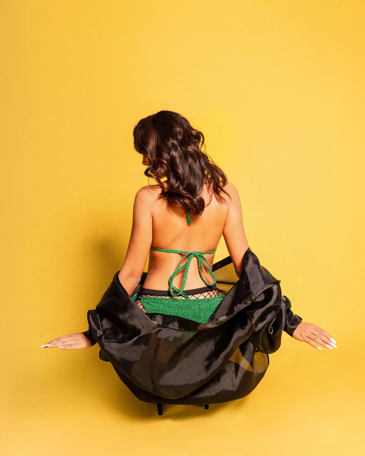 Jade Shimmer Bikini Set 2